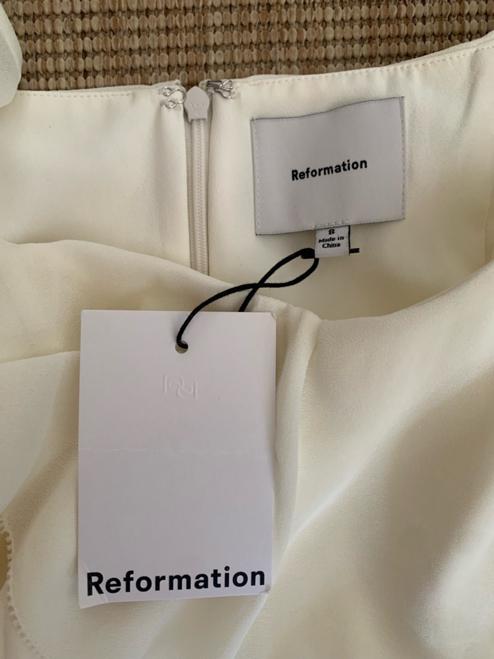 NWT Reformation Charee Ruffle Off Shoulder Short Sleeve Cape Midi Maxi Dress - Picture 13 of 16